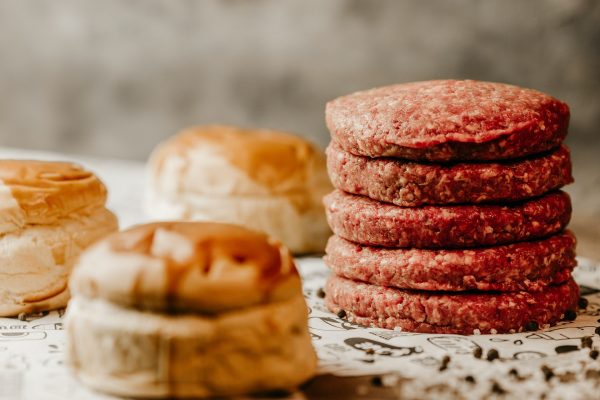 Hamburger 1/3 lb. Patties - Box of 15